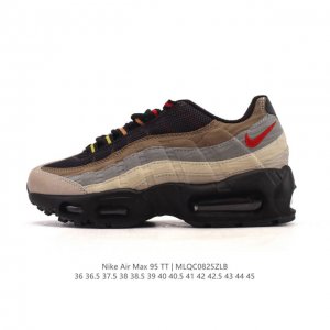 Nike 耐克 Air Max 95 潮流百搭 气垫缓震慢跑鞋 休闲防滑运动鞋！Nike耐克跑步鞋经典透气舒适运动鞋休闲鞋。为了迎接今年的世界地球日，Nike