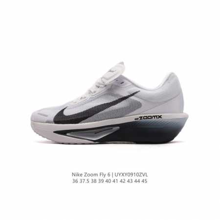 Nike 耐克 2024春新款男女子zoom Fly 6 Prm缓震轻便跑步鞋。这款鞋在继承了 Nike Zoom Fly 5 的基础上，承诺为跑者带来更上一层 - 点击图像关闭