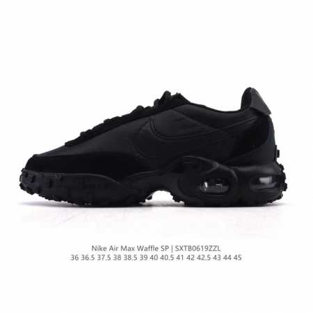 耐克 Nike Air Max Waffle Sp Action Green 休闲跑步鞋 气垫缓震运动鞋华夫饼Sp发售！Fv6946-301这款鞋款融合了Air - 点击图像关闭