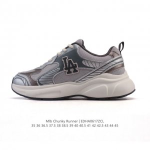 全新2025年新款，Ny美国榄球洋基队New York Yankees X Mlb Chunky Runner Liner 莱纳系列低帮厚底老爹风透气舒适皮面休
