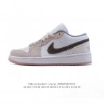 耐克 乔丹Air Jordan 1 Low Aj1 乔1 乔丹1代Aj1 低帮复古文化休闲运动篮球鞋，从1985 年面世的元年款汲取设计灵感，采用简洁大方的经典