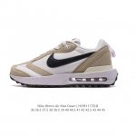 耐克 Nike Air Max Dawn 黎明系列 低帮气垫百搭休闲运动慢跑鞋，从配色上彰显出浓厚的复古气质。最大的亮点当属鞋型设计上加入结构元素，汲取1984