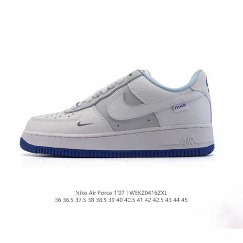 耐克 Nike Air Force 7 Low 2025新年新款 空军一号含气垫 小白鞋 低帮百搭厚底增高休闲运动板鞋。柔软、弹性十足的缓震性能和出色的中底设计