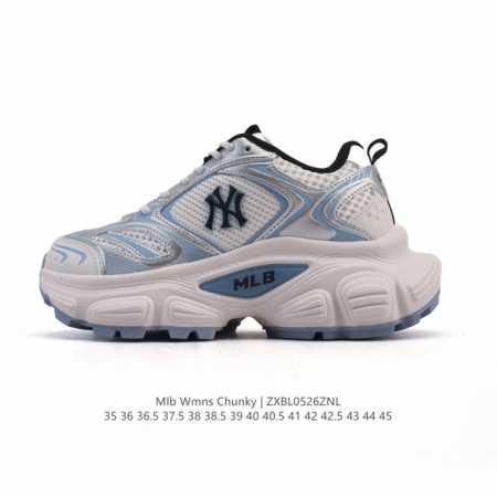 公司级 美职棒 Mlb Bigball Chunky 纽约洋基队厚底增高老爹鞋男女复古鞋中性纽约洋基队休闲经典运动鞋 加厚鞋底 侧面有撞色Ny标识 打造出时尚外 - 点击图像关闭