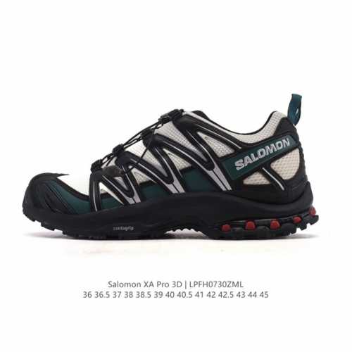 新品公司级 Salomon萨洛蒙 Xa Pro 3D 户外运动 网布减震防滑透气 低帮跑步鞋 男女同款 沙场灰#萨洛蒙Xapro3D 大面积的织物材质让质感超级