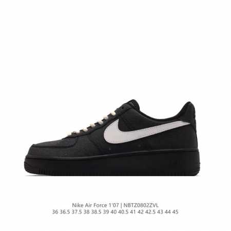 耐克 Nike Air Force 1 '07 Low 空军一号含气垫 低帮百搭厚底增高休闲运动板鞋。柔软、弹性十足的缓震性能和出色的中底设计，横跨复古与现代的 - 点击图像关闭