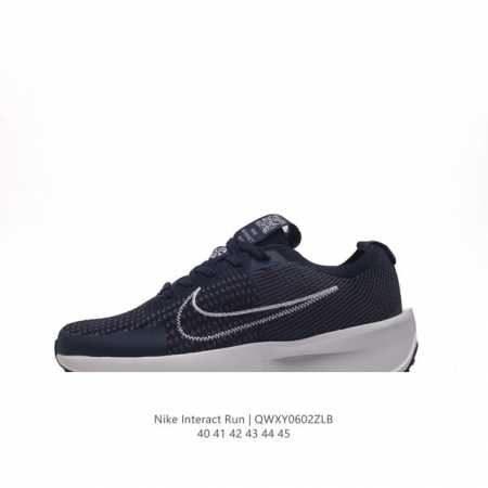 真标耐克 Nike Interact Run 马拉松 轻量休闲运动慢跑鞋 厚底增高老爹鞋 男士运动鞋。兼顾了柔软、回弹、轻质、耐久四大特性。鞋子软弹轻质且贴合脚 - 点击图像关闭
