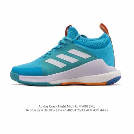 新品公司级 Adidas 阿迪达斯正品Crazyflight Mid 男女士高帮训练鞋 舒适 减震防滑耐磨 低帮 训练鞋 经典耐磨轻质防滑舒适运动鞋中国女排同款 - 点击图像关闭