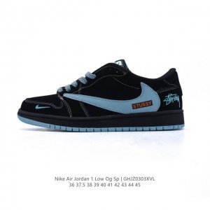 310 【公司级】真标 耐克/Nike Air Jordan 1 Low Og Sp"Military Blue"Aj1乔1倒勾低帮篮球鞋 Aj1 乔丹1代 A