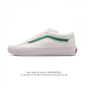 真标 带半码 Vans 万斯 Style 36 经典低帮帆布休闲运动硫化滑板板鞋。真的是吹爆的系列,那就是vansstyle36系列低帮经典复古文化休闲运动篮球