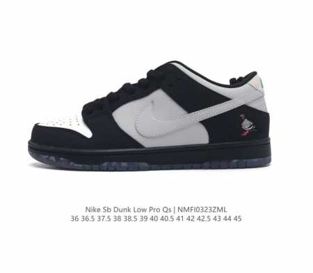 耐克 Nike Sb Dunk Low Pro 男 女滑板鞋 经典复古运动鞋 采用低帮设计 塑就经典 Dunk 风格 鞋垫后跟搭载 Zoom Air 气垫 加衬 - 点击图像关闭