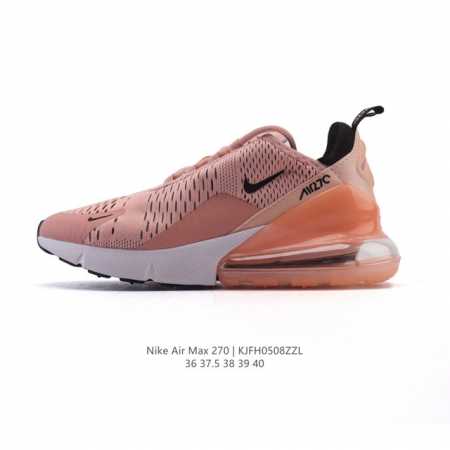 耐克 Nike Air Max 270 后半掌气垫缓震运动鞋时尚女士跑步鞋 。作为 Nike 休闲型 Air Max 鞋款，Nike Air Max 270 运 - 点击图像关闭