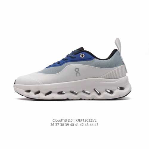 公司级 昂跑 On 训练鞋cloudtitl 2.0 新品男女同款防水缓震徒步鞋 厚底增高运动老爹鞋。缓震性能提升：Cloudtilt 2.0采用了先进的缓震技