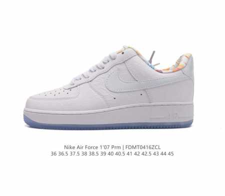 耐克 Nike Air Force 1 '07 Low 空军一号含气垫 低帮百搭厚底增高休闲运动板鞋。柔软、弹性十足的缓震性能和出色的中底设计，横跨复古与现代的 - 点击图像关闭