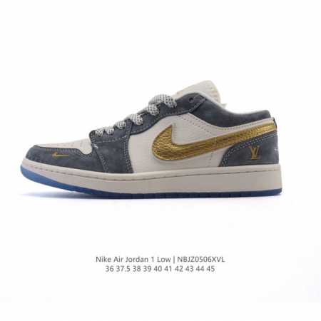 公司级 耐克 乔丹Air Jordan 1 Low Aj1 乔1 乔丹1代Aj1 低帮复古文化休闲运动篮球鞋。从1985 年面世的元年款汲取设计灵感，采用简洁大 - 点击图像关闭