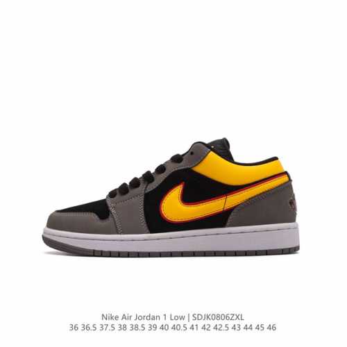 耐克 乔丹air Jordan 1 Low Aj1 乔1 乔丹1代aj1 低帮复古文化休闲运动篮球鞋。从 5 年面世的元年款汲取设计灵感，采用简洁大方的经典外观