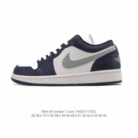 耐克 乔丹Air Jordan 1 Low Aj1 乔1 乔丹1代Aj1 低帮复古文化休闲运动篮球鞋。该鞋款从 1985 年元年款汲取设计灵感，焕新演绎简约经典 - 点击图像关闭