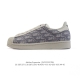 阿迪达斯 Adidas Superstar 三叶草2025年新款鞋子 蛇年新款经典贝壳头系列 新款休闲板鞋潮流男女士运动鞋 。鞋面柔软皮革材质 标志性的贝壳鞋头
