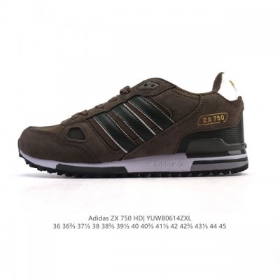 阿迪达斯 Adidas Zx 750 户外耐磨舒适运动休闲鞋男女同款经典运动鞋。80年代,Zx系列问世。这款经典鞋,采用热塑性聚氨酯橡胶 Tpu 鞋跟笼,搭配乙