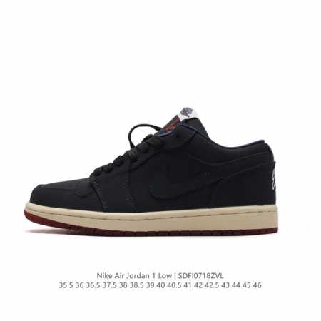 耐克 乔丹air Jordan 1 Low Aj1 乔1 乔丹1代aj1 低帮复古文化休闲运动篮球鞋。从1985 年面世的元年款汲取设计灵感，采用简洁大方的经典 - 点击图像关闭