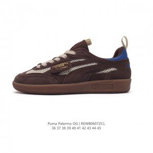 彪马puma Palermo Og 防滑耐磨低帮德训板鞋 男女运动鞋，Army Trainer Og休闲鞋沿用德训鞋经典外观 鞋身和鞋舌分别添加了品牌标志性 L