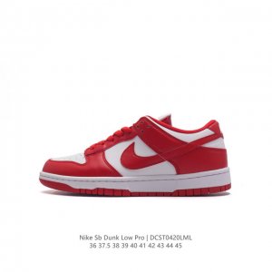 耐克 Nike Sb Dunk Low Pro 男女同款运动鞋复古板鞋，尽情迈步，彰显个性风采。采用柔软皮革鞋面，经久耐穿，塑就如元年款 Dunk 般的复古质感