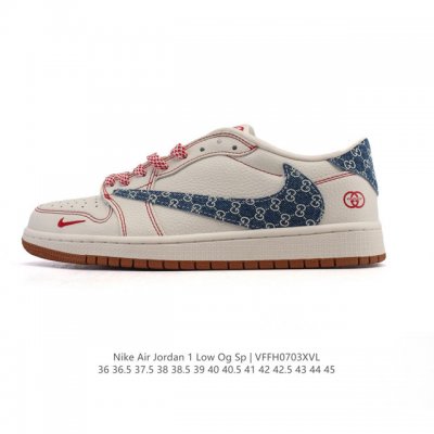 公司级 真标 耐克 Nike Air Jordan 1 Low Og Sp Military Blue Aj1乔1倒勾 2025年新款 蛇年新款 低帮篮球鞋 A