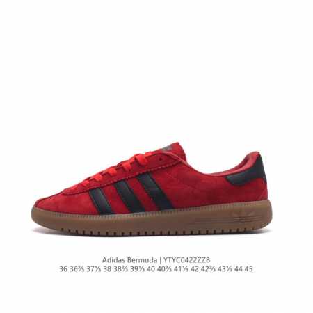 阿迪达斯 Adidas 德训鞋系列 清新 马卡龙 造型！阿迪达斯全新三叶草 Bermuda 运动板鞋悄悄上架！近期，Adidas Originals Bermu - 点击图像关闭