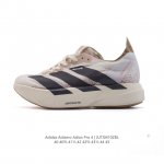 公司级 阿迪达斯 Adidas Adizero Adios Pro 4 舒适防滑耐磨 低帮 休闲跑步鞋 男款厚度增高老爹鞋 金属银 2025年，Adidas推出