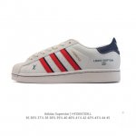 公司级 阿迪达斯 Adidas Superstar 三叶草经典贝壳头系列 新款休闲板鞋潮流男女士运动鞋 路易威登联名 。鞋面柔软皮革材质 标志性的贝壳鞋头，锯齿