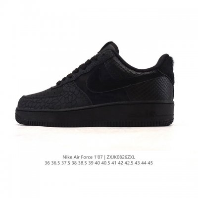 耐克 Nike Air Force 1 '07 Low 空军一号含气垫 小白鞋 2025年 蛇年新款 低帮百搭厚底增高休闲运动板鞋。柔软、弹性十足的缓震性能和出