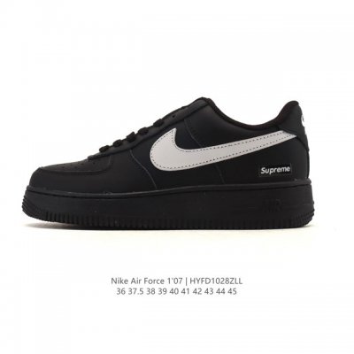 耐克 Nike Air Force 1 '07 Low 空军一号含气垫 低帮 小白鞋 百搭厚底增高休闲运动板鞋。柔软、弹性十足的缓震性能和出色的中底设计，横跨复