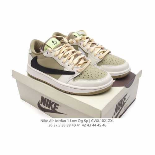 真标 耐克 Nike Air Jordan 1 Low OG SP Military Blue AJ1乔1 倒勾低帮篮球鞋 AJ1 乔丹1代 aj1 乔1 反向