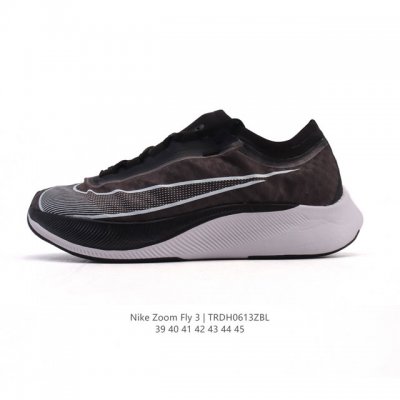 耐克 Nike Zoom Fly 3男子公路竞速跑步鞋厚底时尚休闲运动鞋，从 Vaporfly 汲取灵感，Nike Zoom Fly 3 男子公路竞速跑步鞋为长