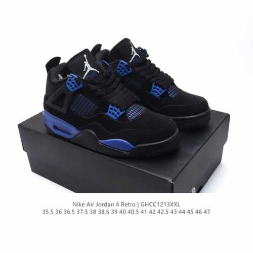 公司级 耐克 Nike Air Jordan 4 Retro Og迈克尔 乔丹aj4代乔4 中帮复古休闲运动文化篮球鞋。秉承轻量化的速度型篮球鞋设计思想完成设计