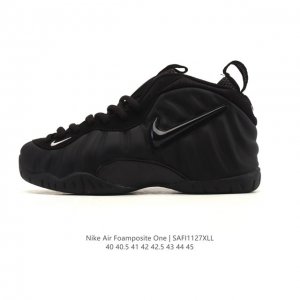 公司级 耐克Nike Air Foamposite One 男鞋 时尚运动鞋潮篮球鞋，它是一双内场的后卫战靴，97年1月份首期发行，使用Foamposite一次