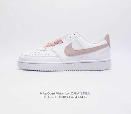 耐克 Nike Court Vision Lo校园风低帮复古篮球板鞋男女运动鞋 延续80年代复古篮球鞋 添加学院风细节 皮革组合鞋面 利落风格 重现复古篮球风范 - 点击图像关闭