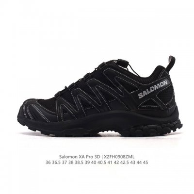 新品公司级 Salomon萨洛蒙 Xa pro 3D 户外运动 网布减震防滑透气 低帮跑步鞋 男女同款 沙场灰#萨洛蒙Xapro3D 大面积的织物材质让质感超级