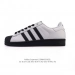 阿迪达斯 Adidas Superstar 2025年新款鞋子 蛇年新款经典贝壳头系列 新款休闲板鞋潮流男女士运动鞋 鞋面柔软皮革拼接材质 标志性的贝壳鞋头 简
