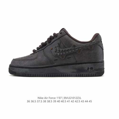 公司级 Af1耐克 Nike Air Force 1 ‘07 Low 空军一号 厚底增高百搭运动板鞋 原楦头原纸板 打造纯正空军版型，专注外贸渠道 全掌内置蜂窝