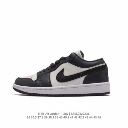 耐克 乔丹air Jordan 1 Low Aj1 乔1 乔丹1代aj1 低帮复古文化休闲运动篮球鞋。从 5 年面世的元年款汲取设计灵感，采用简洁大方的经典外观 - 点击图像关闭