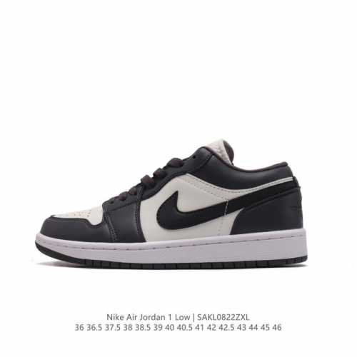 耐克 乔丹air Jordan 1 Low Aj1 乔1 乔丹1代aj1 低帮复古文化休闲运动篮球鞋。从 5 年面世的元年款汲取设计灵感，采用简洁大方的经典外观
