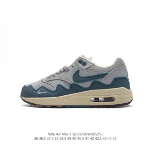 耐克 Nike Air Max 1 P 男女子运动鞋缓震慢跑鞋，由 Nike 与阿姆斯特丹服饰品牌 Patta 联袂打造，将你挚爱的经典外观与荷兰品牌的反叛精神