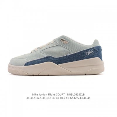 新品公司级 耐克 Nike 乔丹 Jordan Flight Court 时尚休闲 防滑耐磨 低帮运动鞋 复古篮球鞋 男女同款 Jordan 新鞋型 又来了！新