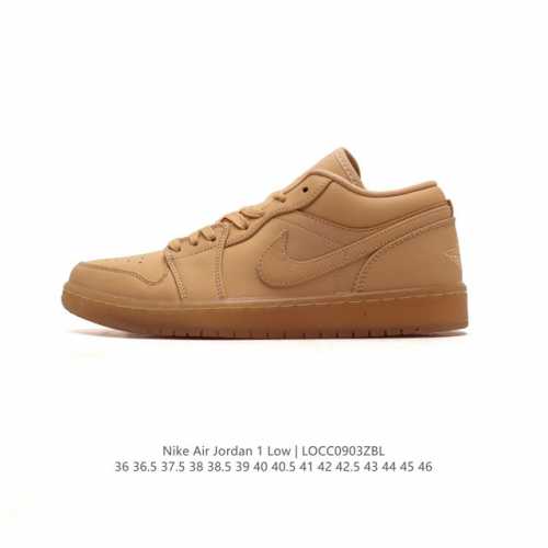 耐克 乔丹air Jordan 1 Low Aj1 乔1 乔丹1代aj1 低帮复古文化休闲运动篮球鞋。从1985 年面世的元年款汲取设计灵感，采用简洁大方的经典