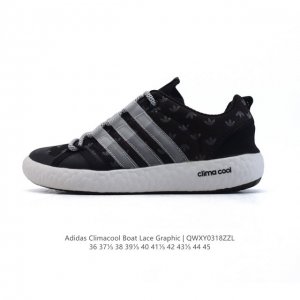 140 【公司级】阿迪达斯Adidas Climacool Boat Lace Graphic 水果涉水鞋爆米花慢跑鞋户外运动鞋。以干爽排汗，舒适透气和强抓地力