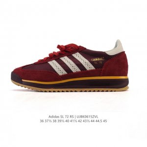 阿迪达斯Adidas Sl 72 Shoes 经典复古薄底运动鞋 T头鞋 三叶草复古休闲跑步鞋休闲运动鞋 这款经典运动鞋携复古型格，来访你的活力日常 采用舒爽帆