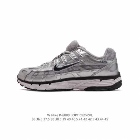 公司级 耐克 Nike 男女子休闲运动鞋p-6000Premium 轻便舒适透气防滑缓震耐磨跑步鞋。P-6000 是一款植根于 2000 年代风格的混合款式，让 - 点击图像关闭