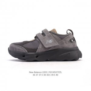 新品公司级 新百伦 New Balance Nb 2203 玛丽珍女士运动休闲鞋 潮流复古运动 织物人造革轻便 低帮 休闲跑步鞋 时尚玛丽珍 #魔术贴鞋 配色太