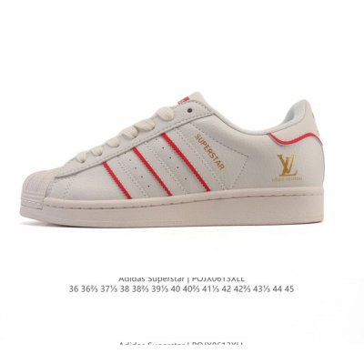 公司级 真标 阿迪达斯 Adidas Superstar 2025年新款鞋子 蛇年新款经典贝壳头系列 新款休闲板鞋潮流男女士运动鞋。鞋面柔软皮革拼接材质 标志性
